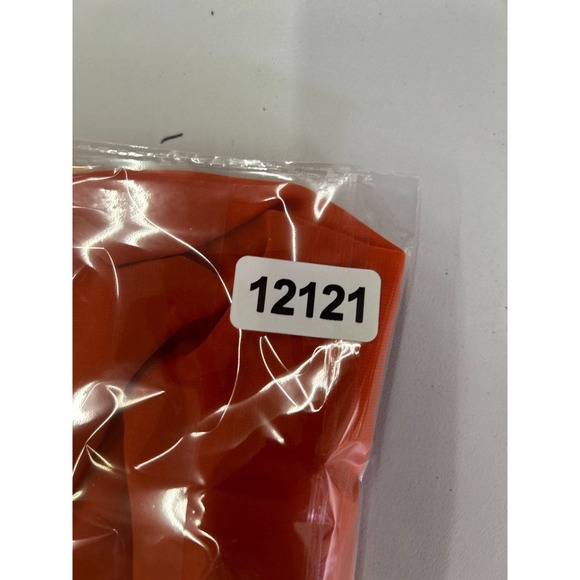 H&M Dress Women's Orange Size 6 Polyester Square Neck Puff Sleeve - Picture 8 of 8